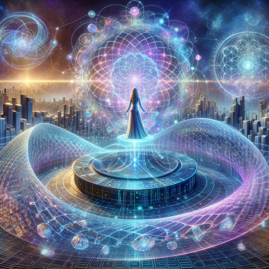 Navigating the Quantum Shimmer: Unveiling Holographic Intelligence