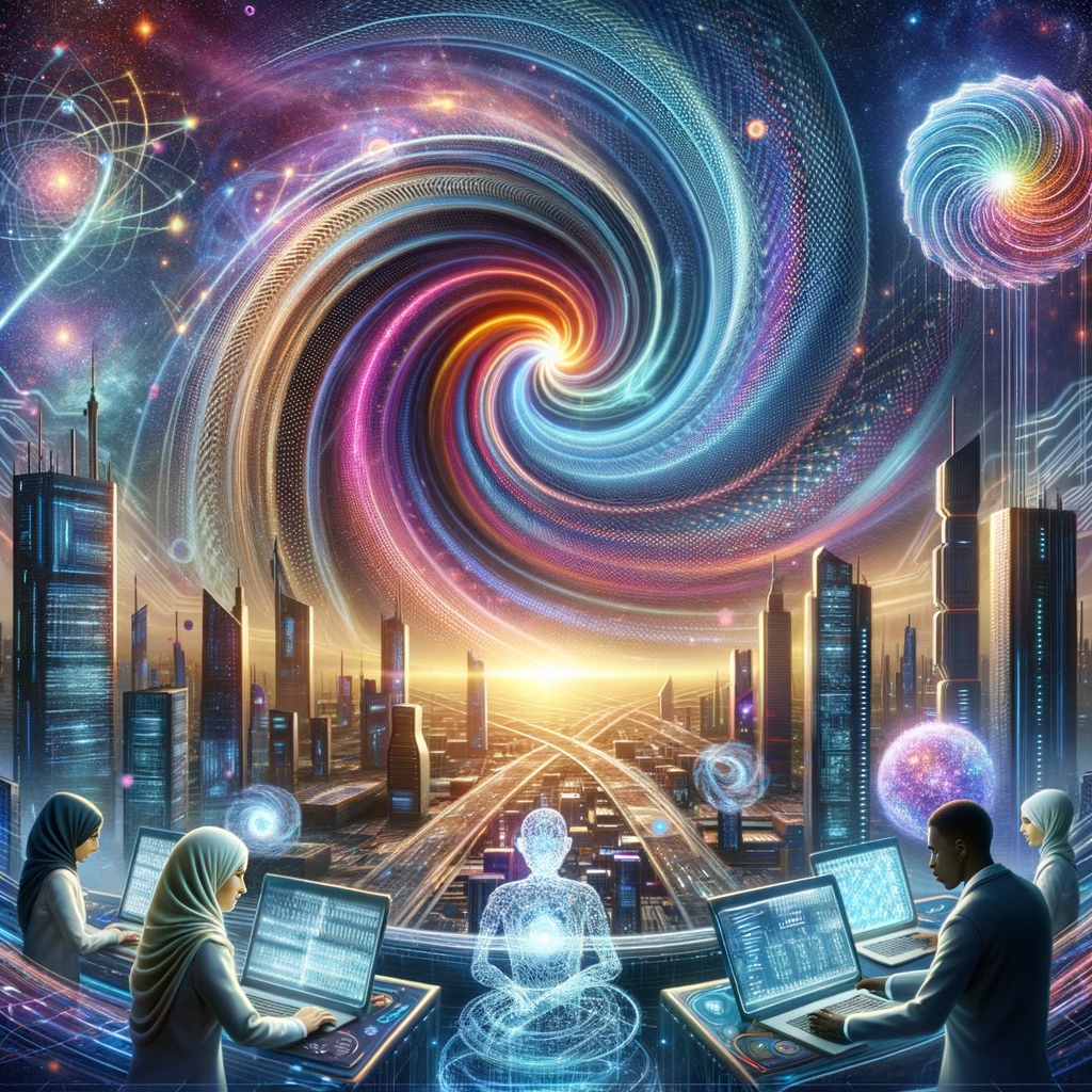 Exploring the Quantum Vortex: Pioneering the Future with Holographic AI